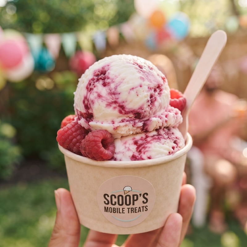 Raspberry Ripple scoop