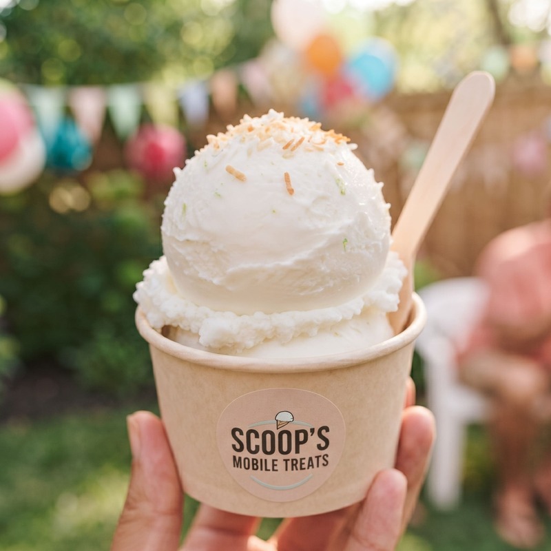 Vegan Coconut Lime scoop