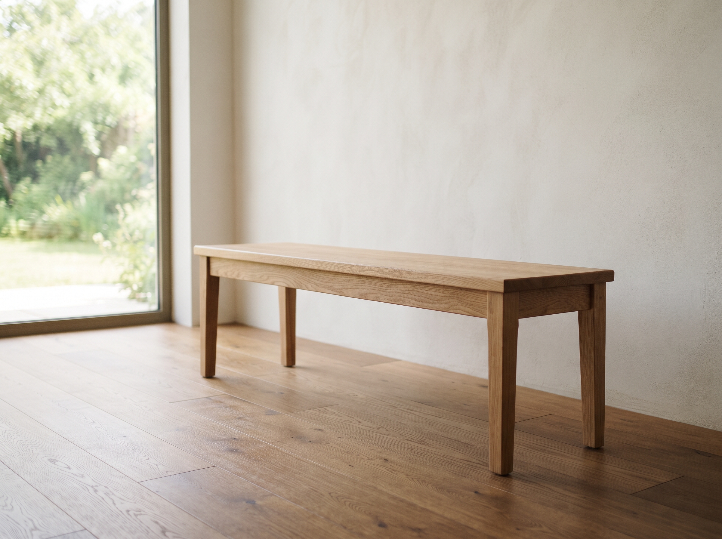 Timber furniture piece, minimal styling