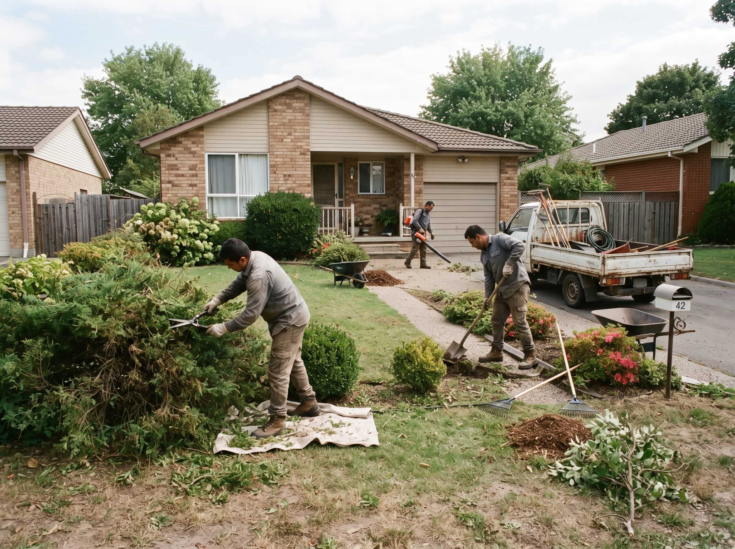 Crew at work