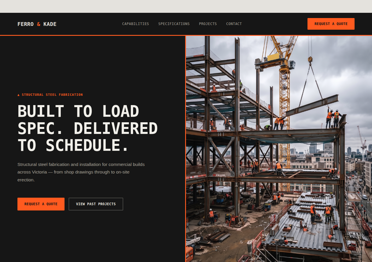Industrial & Structured direction preview